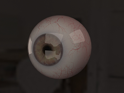Realistic eye render